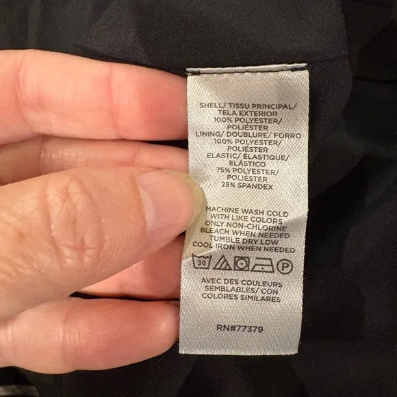 Ann Taylor smocked bodice drop waist midi dress black new with tags 4 6 - Picture 7 of 8